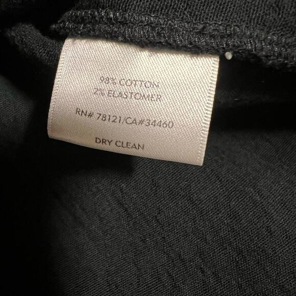 Eileen Fisher Stand Collar Zip Jacket Midnight Navy Crinkle Gauze Texture Sz M - Picture 4 of 7